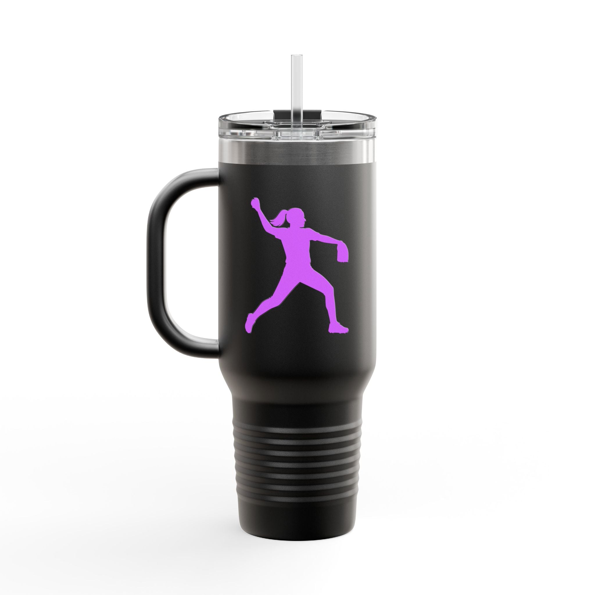 *Limited Edition* - Softball Pitcher - 40oz Insulated Travel Mug —