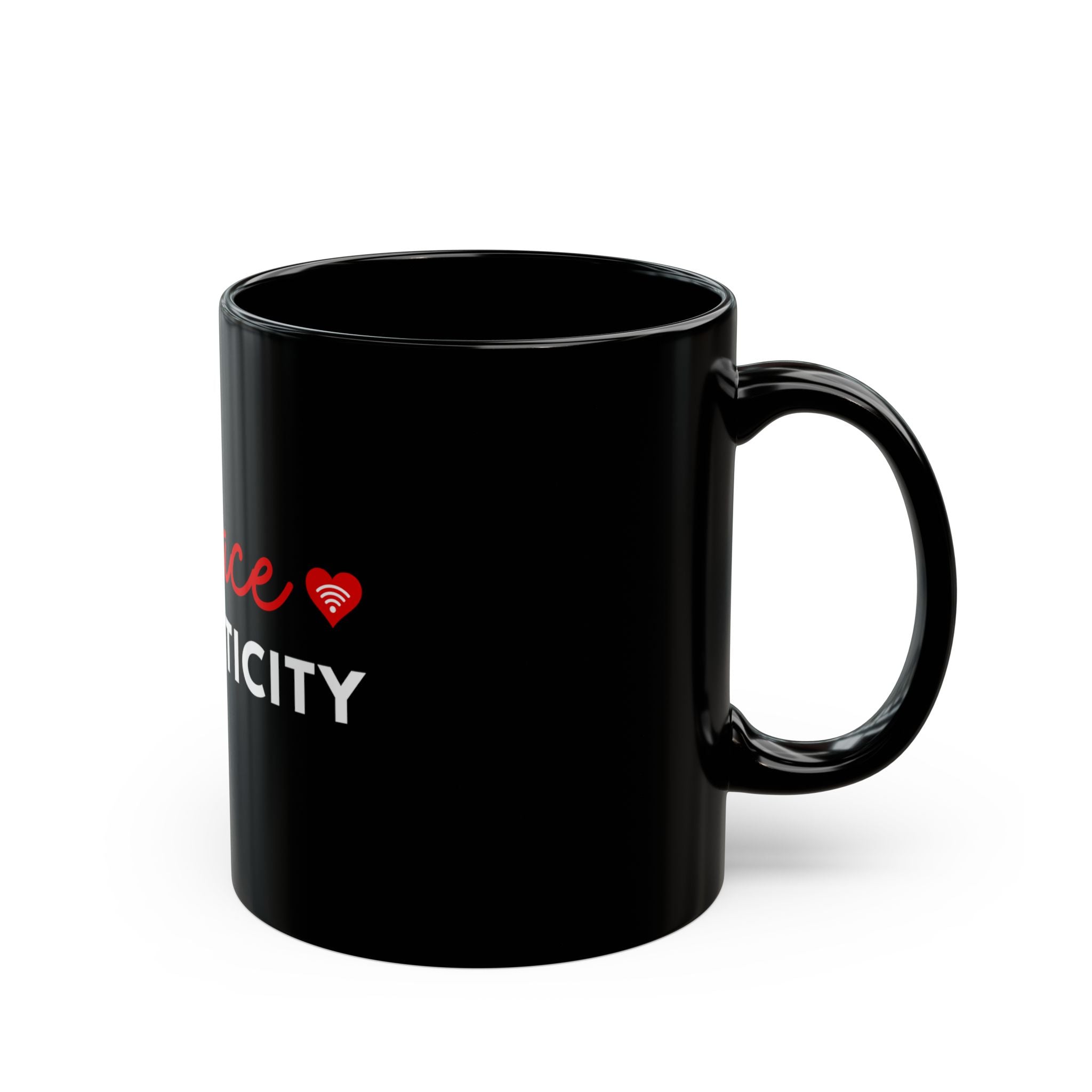 Embrace Authenticity Black Mug 11oz