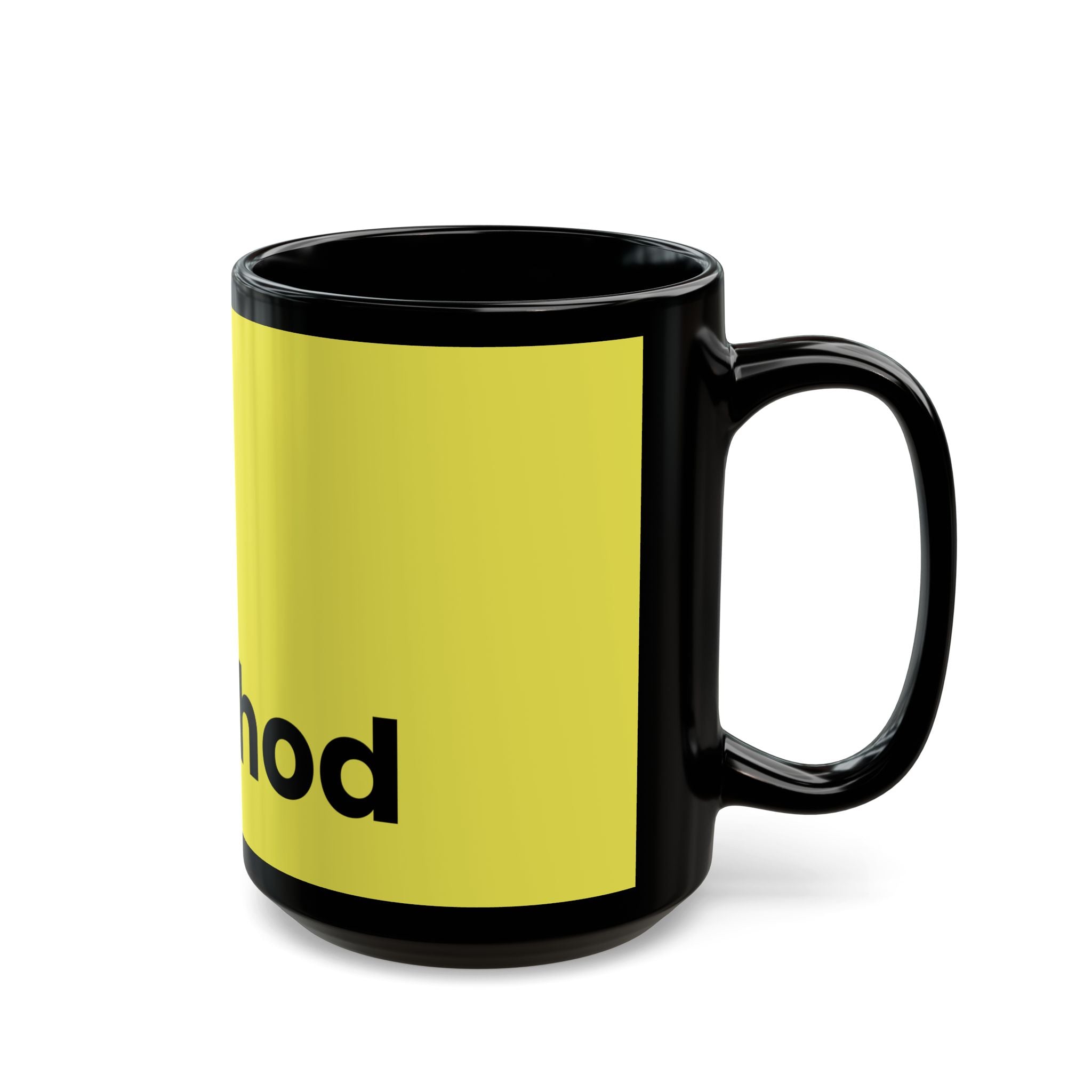The 365 Method Coffee Mug — Motivational Yellow Black Ceramic Mug (11oz, 15oz)