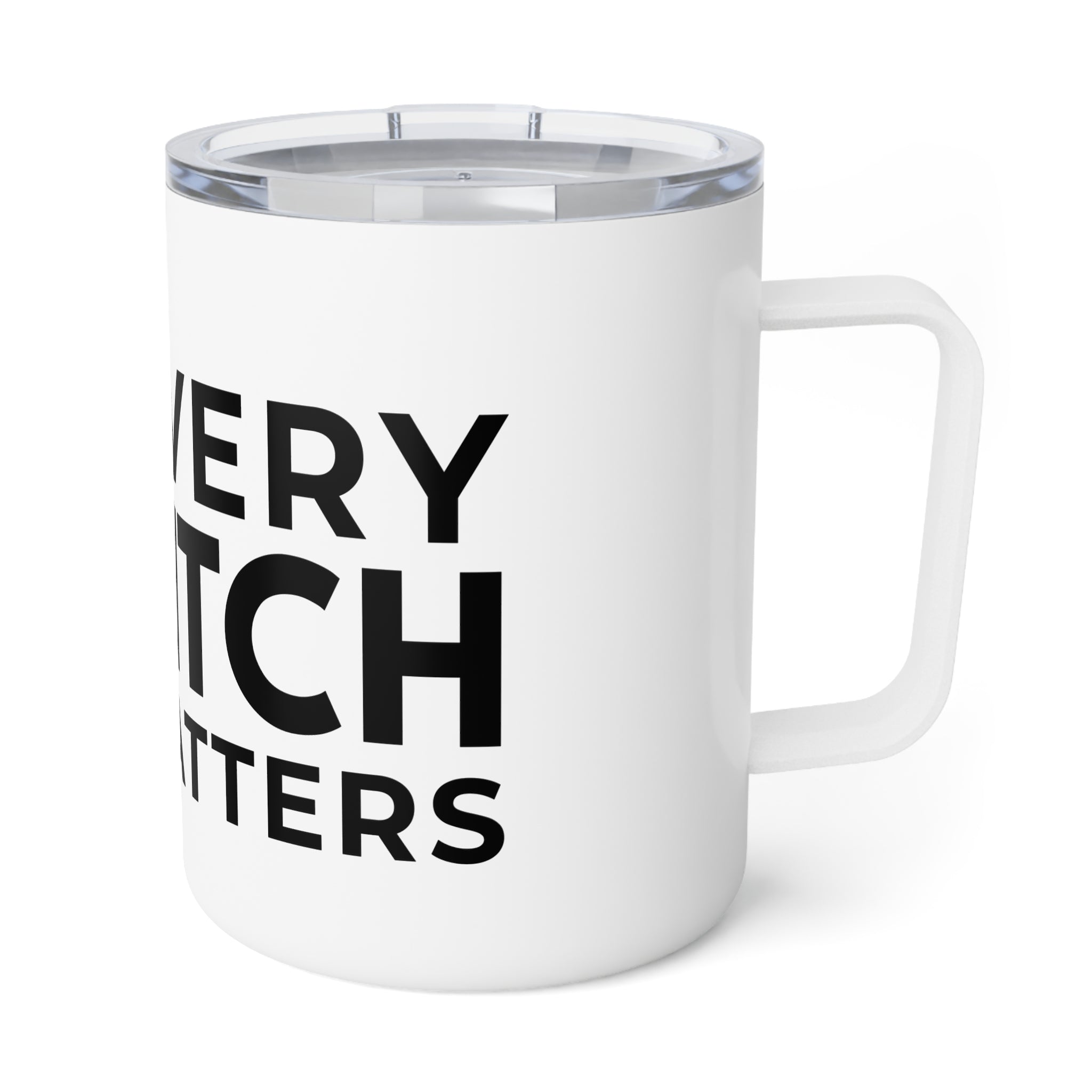 Insulated Coffee Mug — Every Pitch Matters Baseball Travel Tumbler, 10oz