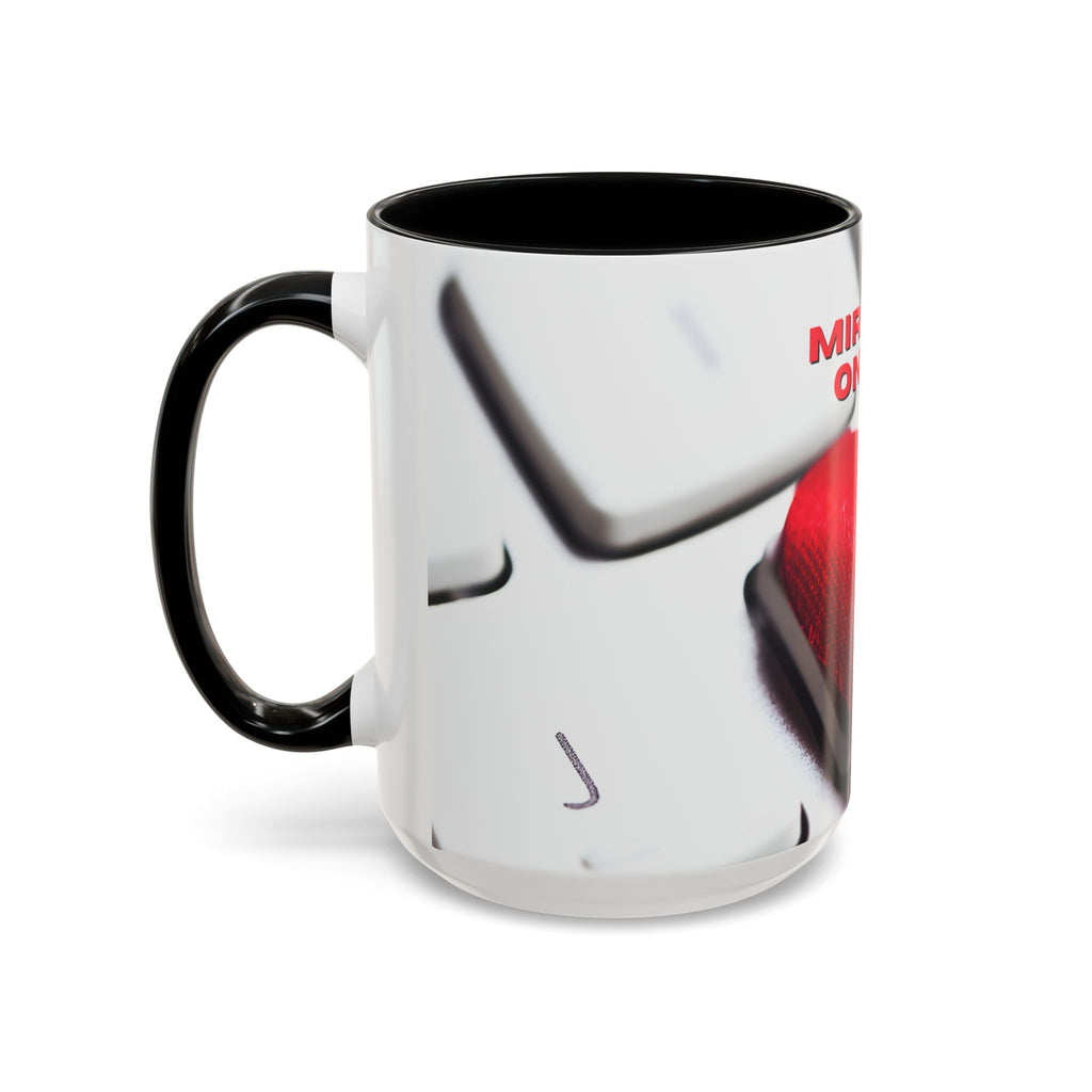 Miracles Online Book Cover Accent Coffee Mug —  (15 Oz)