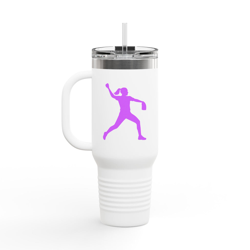 *Limited Edition* - Softball Pitcher - 40oz Insulated Travel Mug —