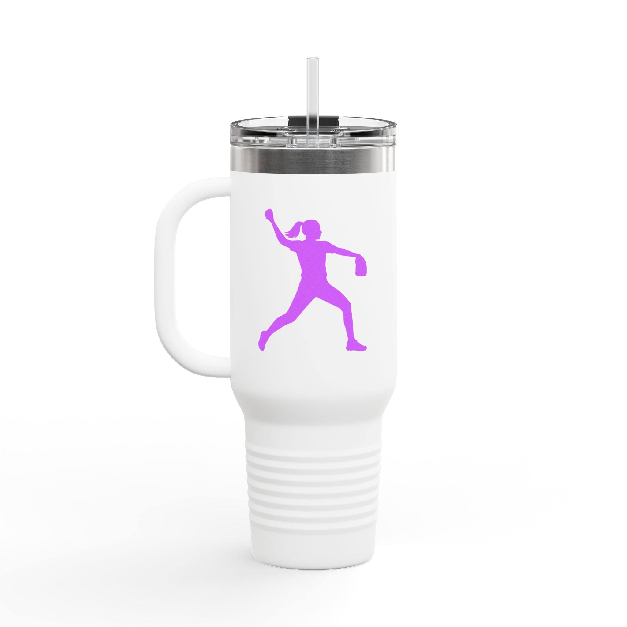 *Limited Edition* - Softball Pitcher - 40oz Insulated Travel Mug —