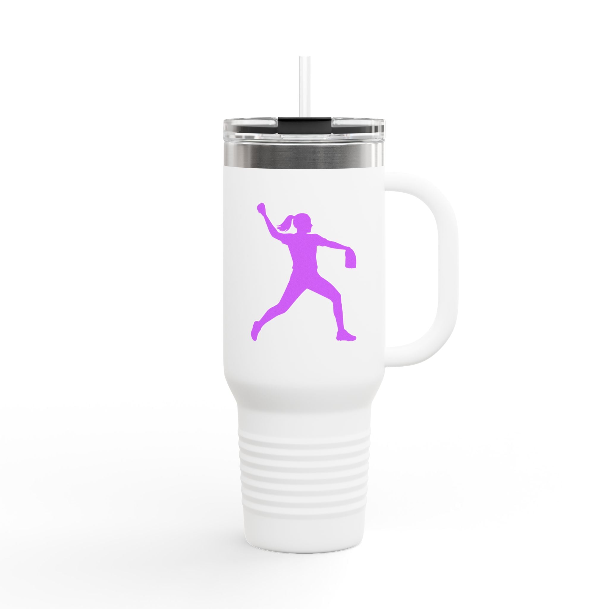*Limited Edition* - Softball Pitcher - 40oz Insulated Travel Mug —
