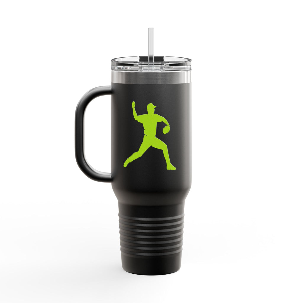 *Limited Edition* — Baseball Pitcher -40oz Insulated Travel Mug