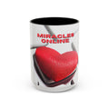 Miracles Online Book Cover Accent Coffee Mug —  (15 Oz)