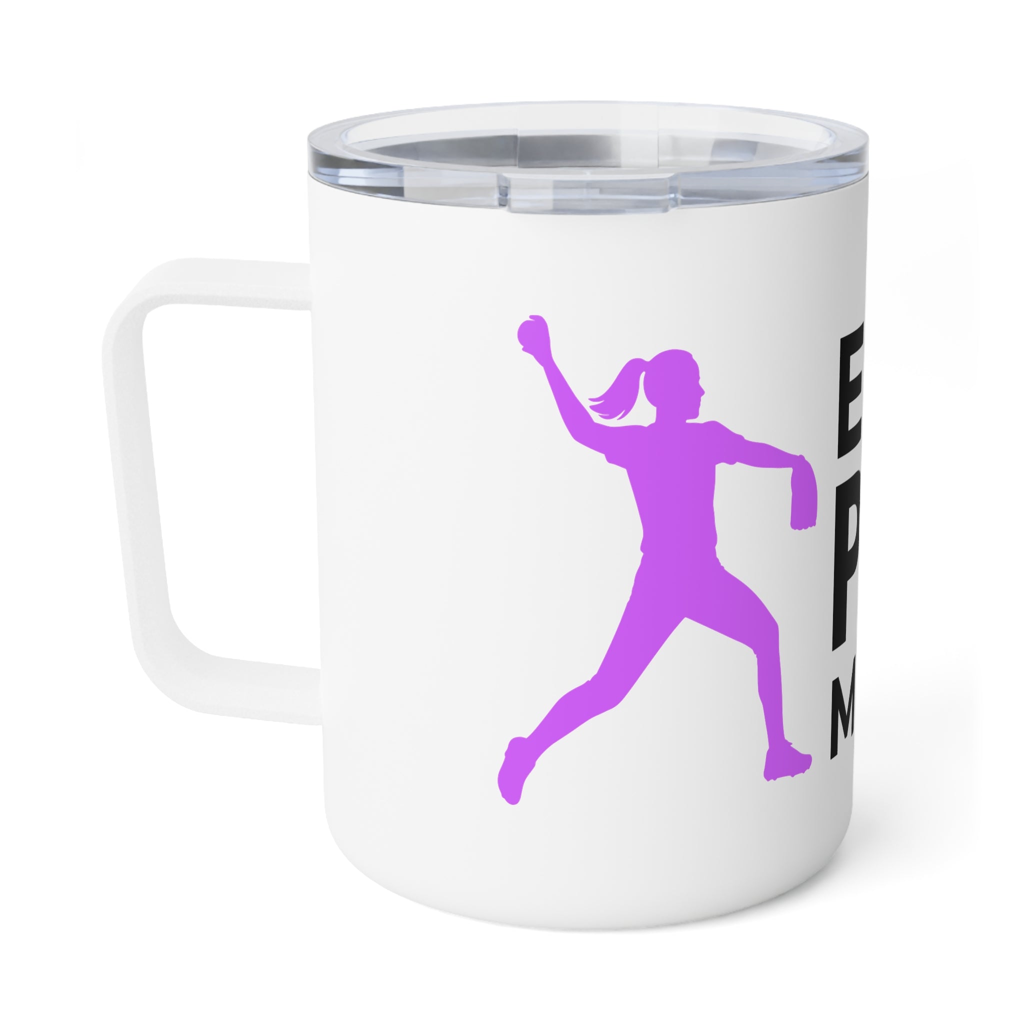 Every Pitch Matters 10oz Insulated Coffee Mug — Softball Coach Travel Tumbler