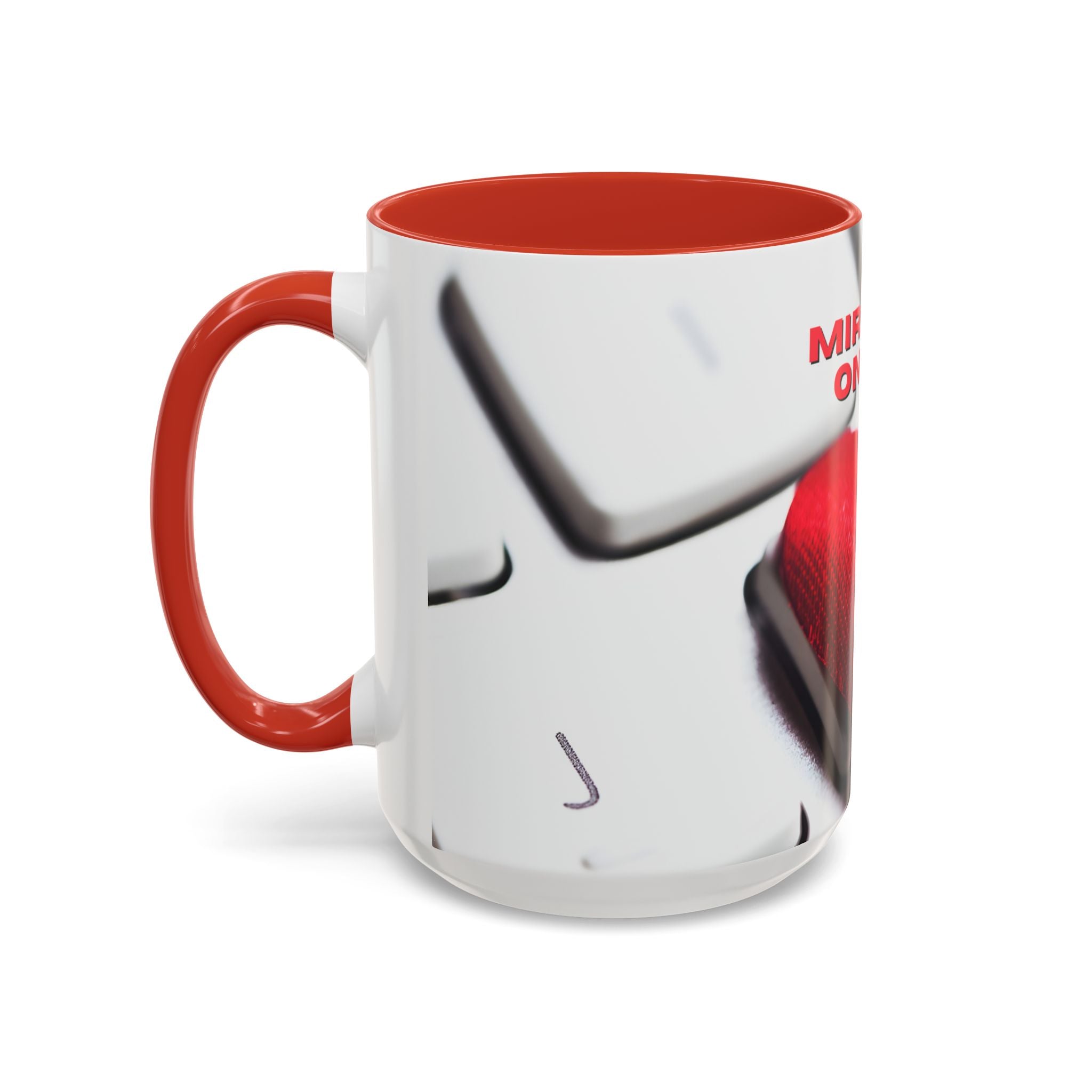 Miracles Online Book Cover Accent Coffee Mug —  (15 Oz)